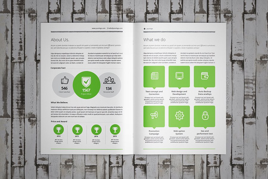 A4 Free Catalogue Mockup