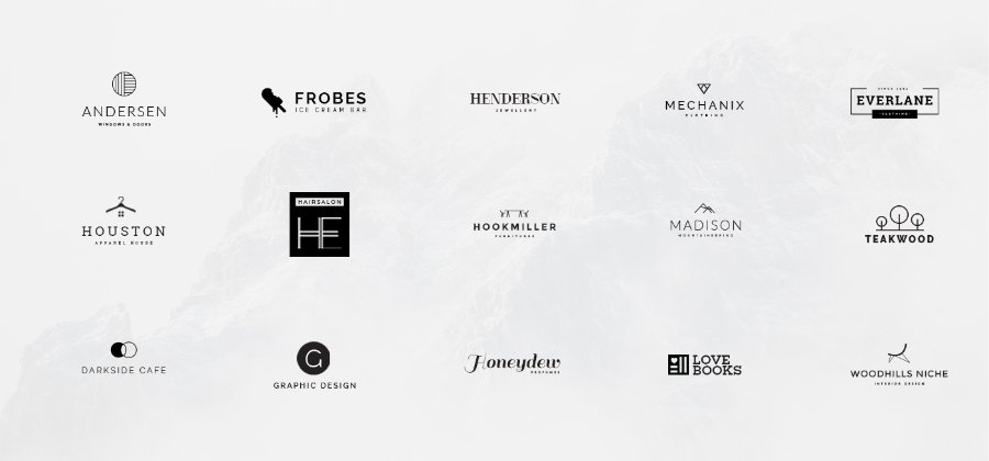 15 Free Minimal Logo in PSD