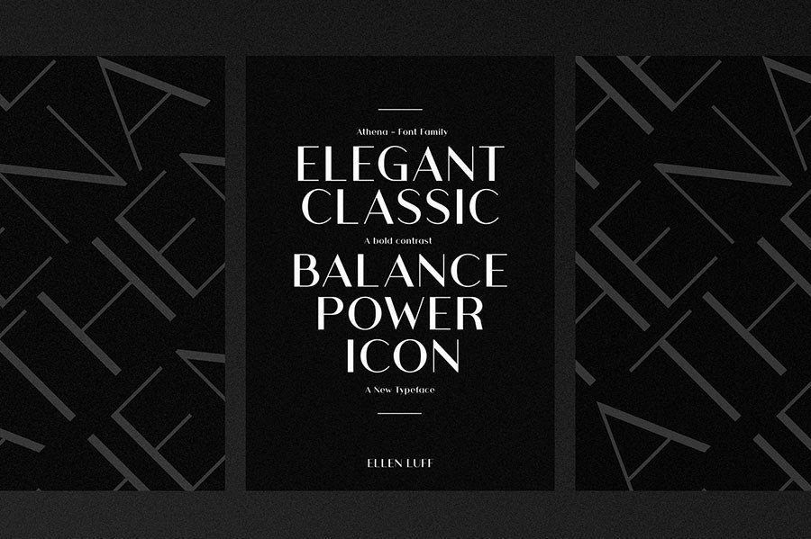 Athena Font Family Demo