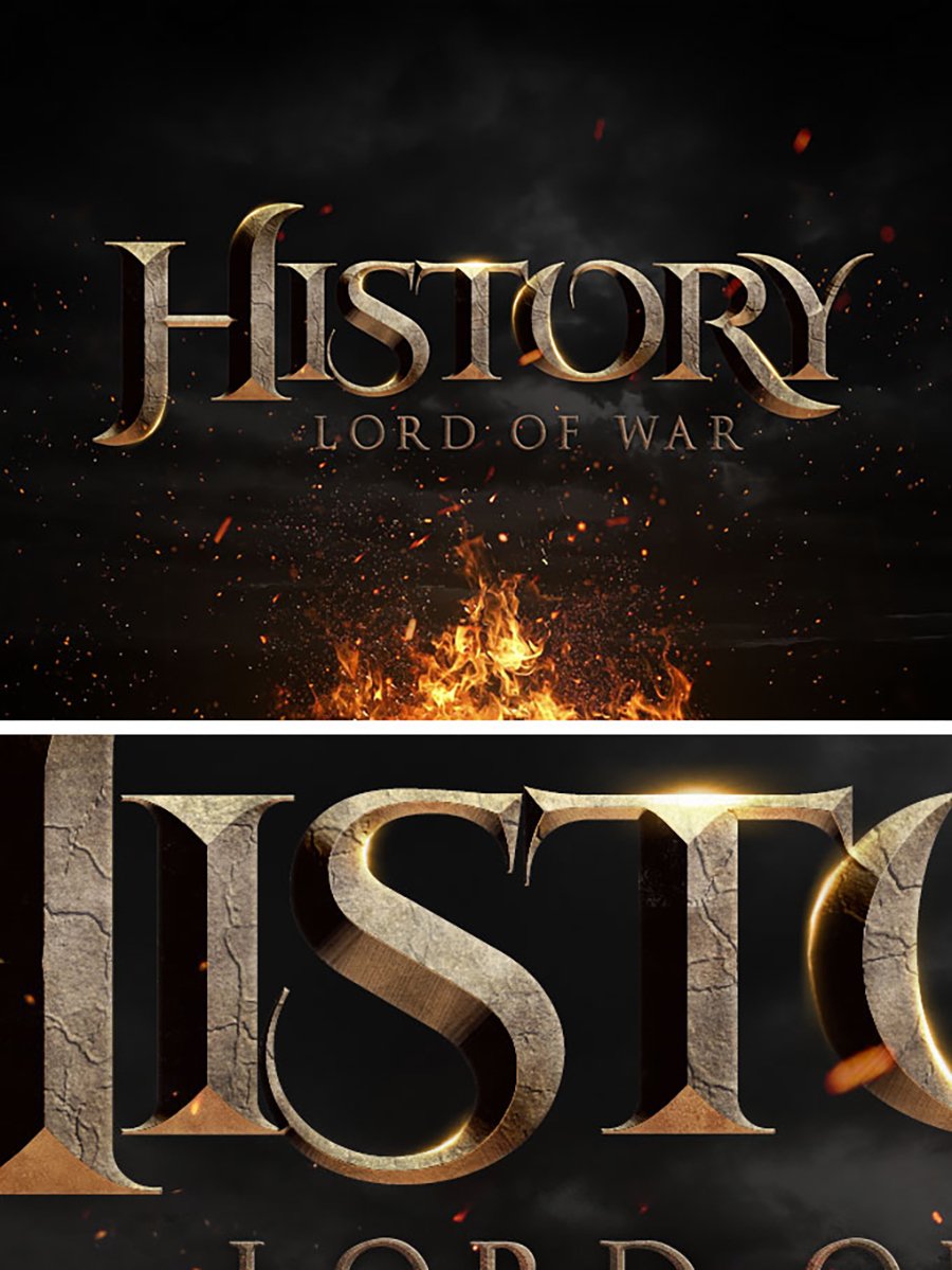 Epic Cinematic Text Effect