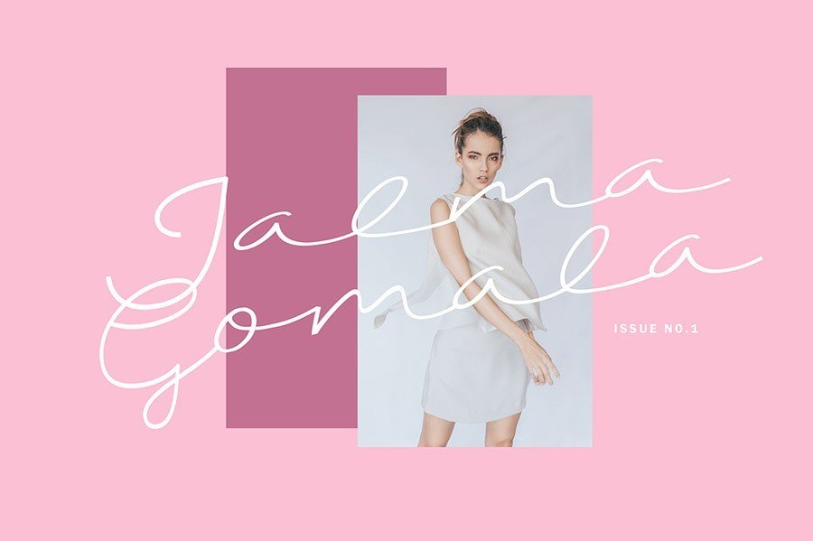 Gama Hend Handwriting Font