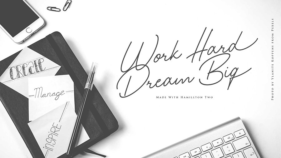 Hamillton Signature Font Demo