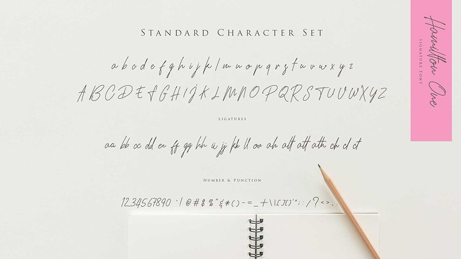 Hamillton Signature Font Demo
