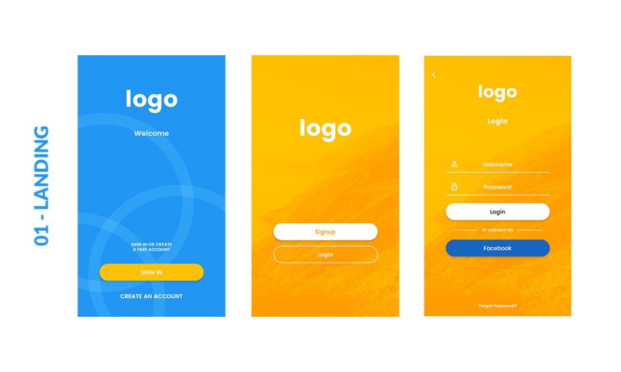 Insta Mobile Apps Free UI Kit