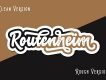 Advocate Script Font Demo