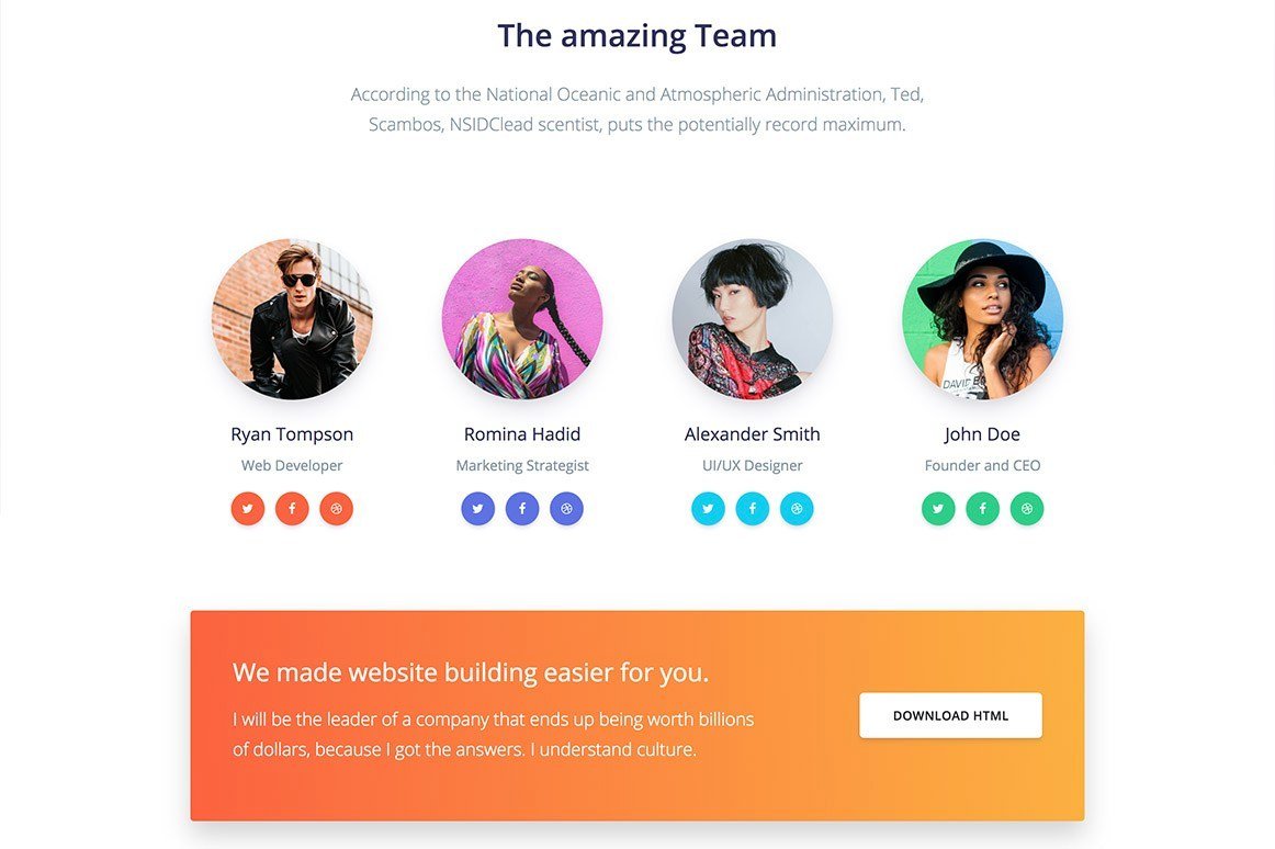 Argon Design System PSD Template