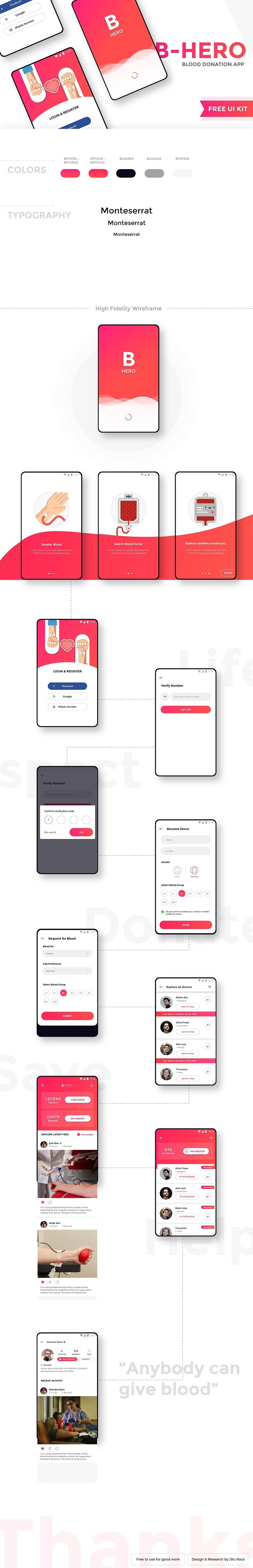 B Hero Blood Donation App