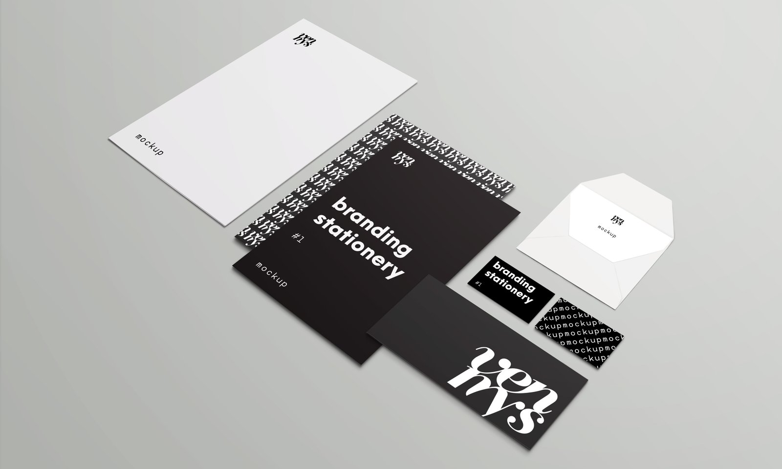 Minimal Branding Stationery Mockup