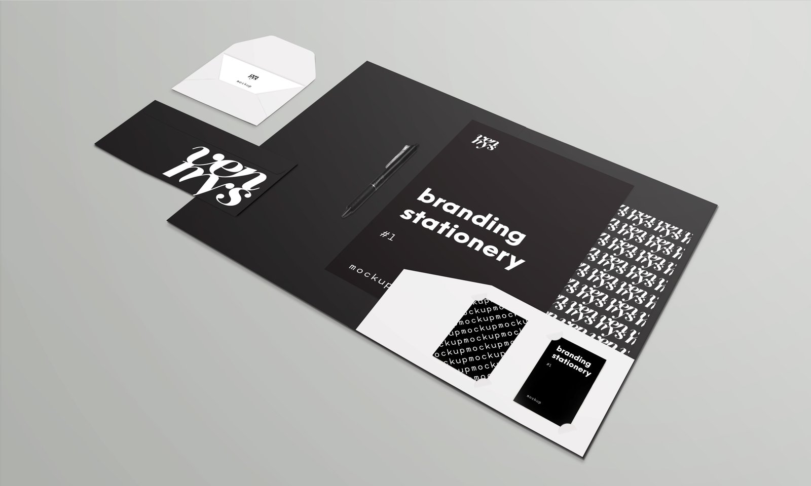 Minimal Branding Stationery Mockup