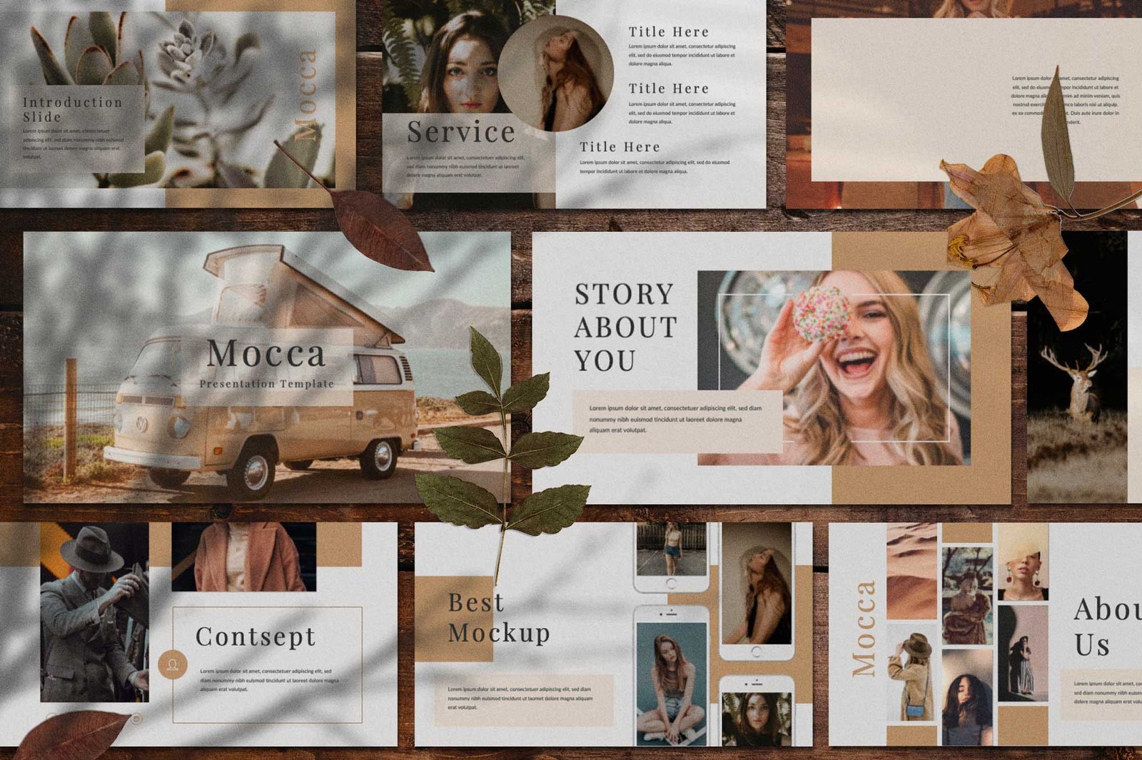 Mocca Free Powerpoint Template
