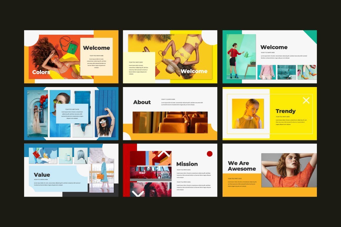 COLORS Free PowerPoint Template