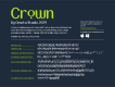 Crown Display Font Demo