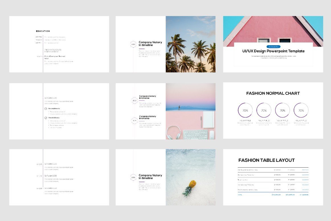 Fashion Free Presentation Template