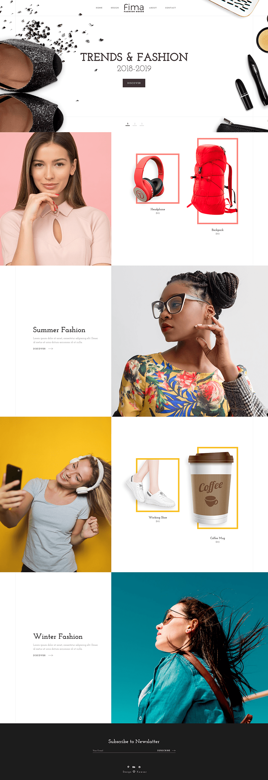 Fima Free Website Template
