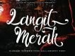 Langit Merah Font Demo