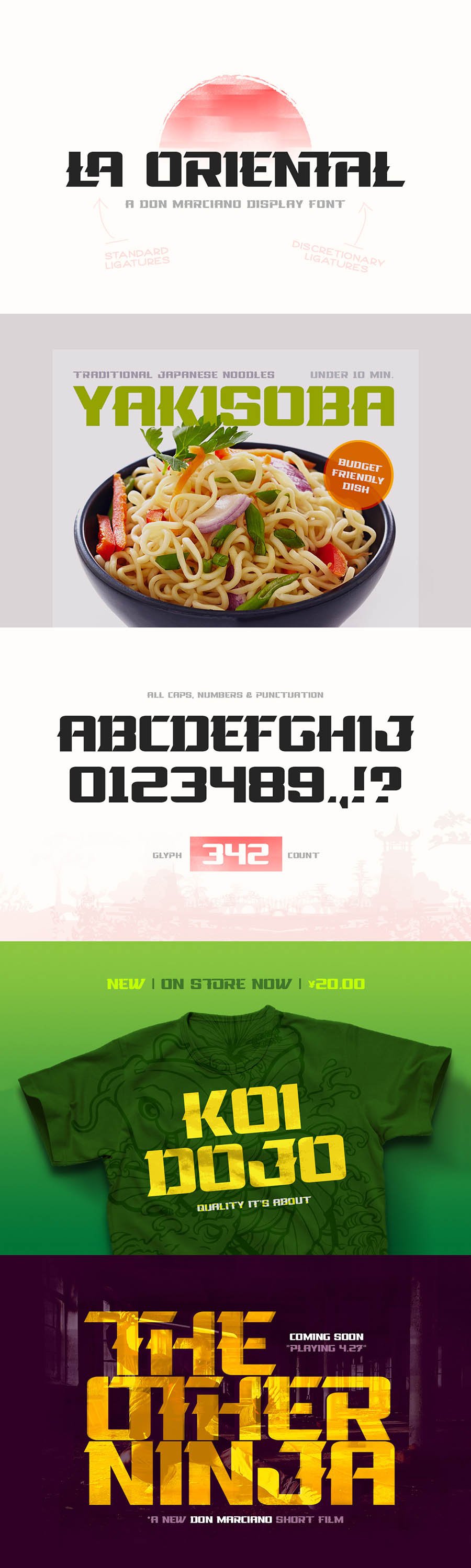 La Oriental Display Font