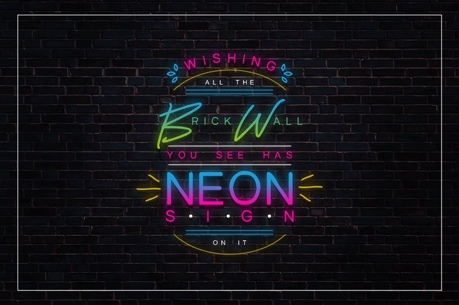 Lightsaber Neon Font Demo