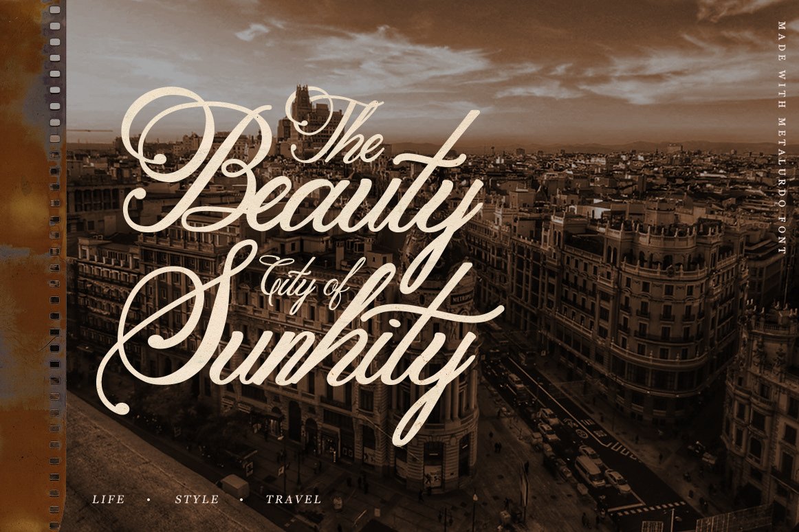 Metalurdo Script Font Demo