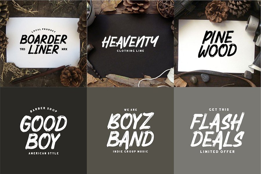 Mighty Brush Font Free Demo