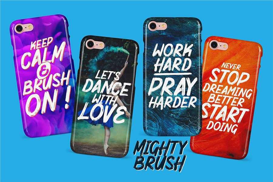 Mighty Brush Font Free Demo