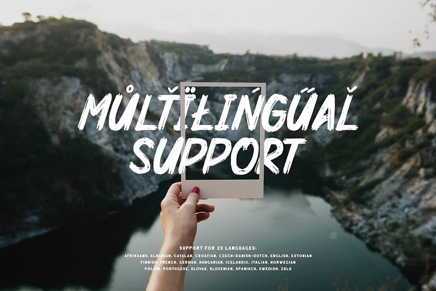Mighty Brush Font Free Demo