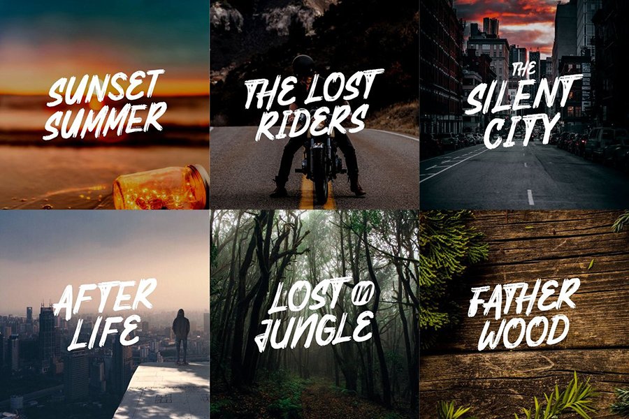 Mighty Brush Font Free Demo