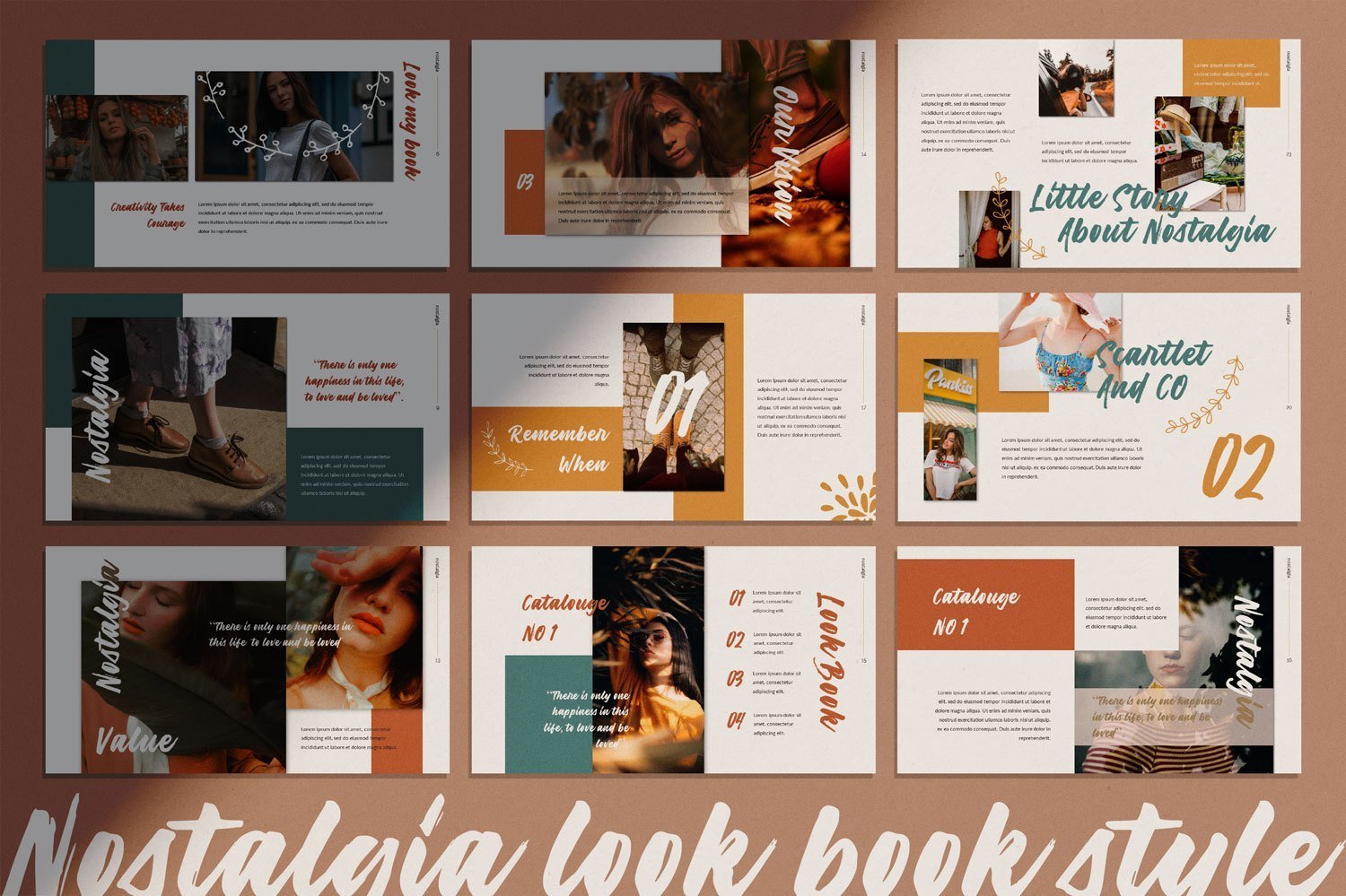 Nostalgia Free Powerpoint Template