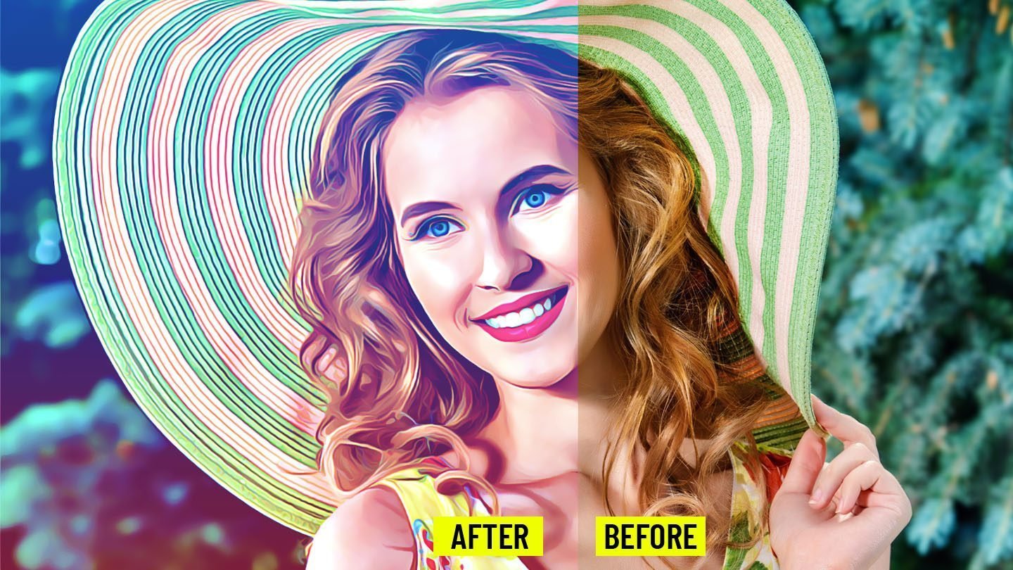 Realistic Painting Photoshop Action