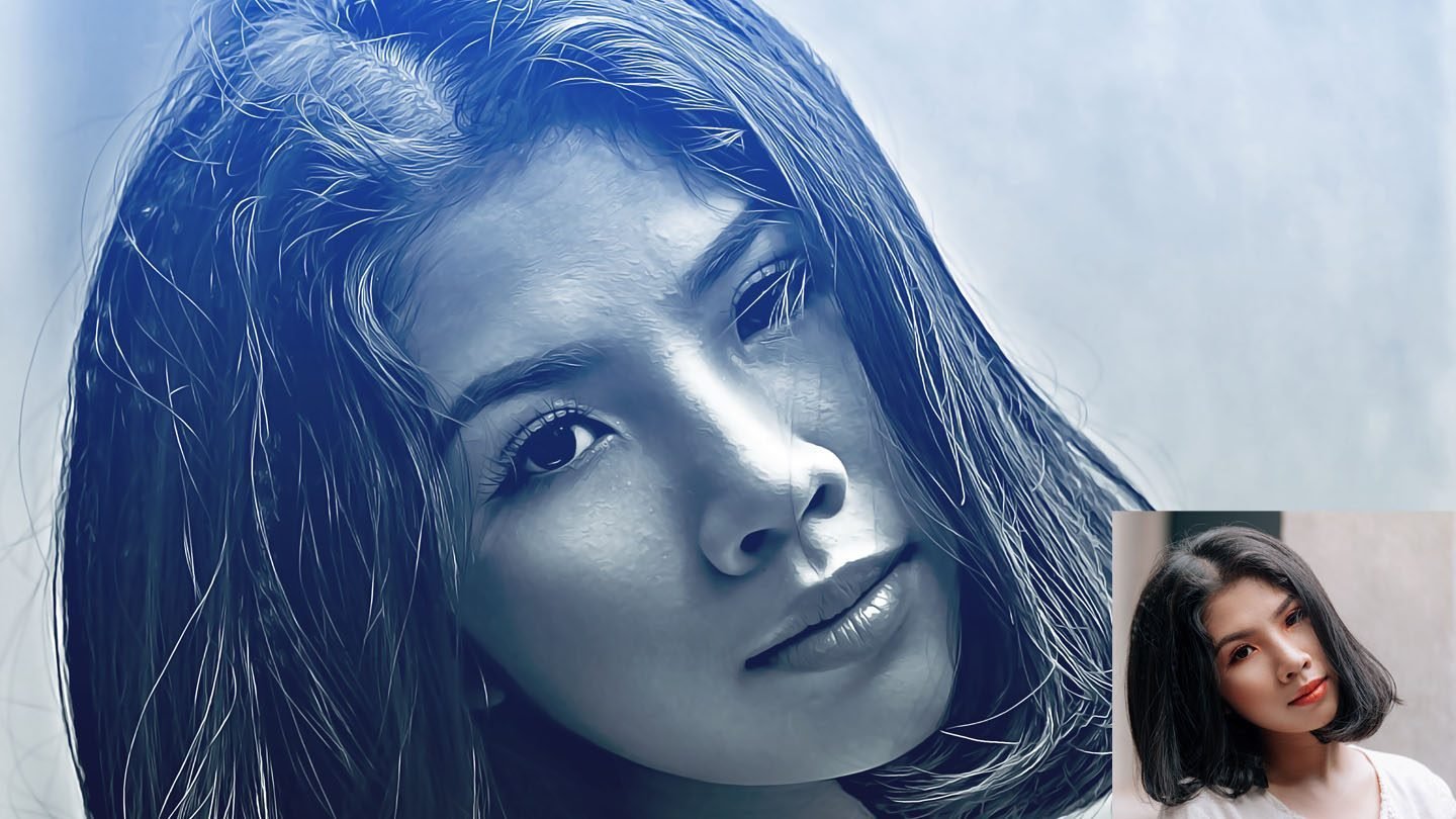 Realistic Painting Photoshop Action
