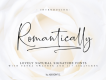 Romantically Script Font Demo