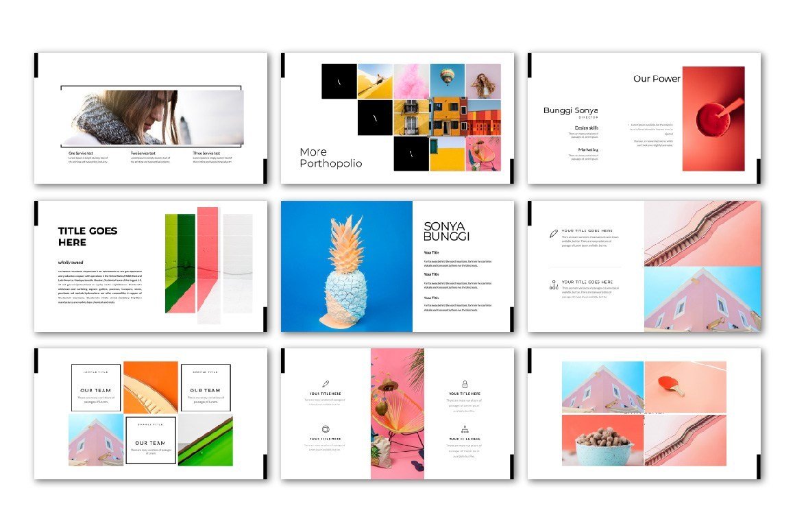 Sonya Bunggi Presentation Template