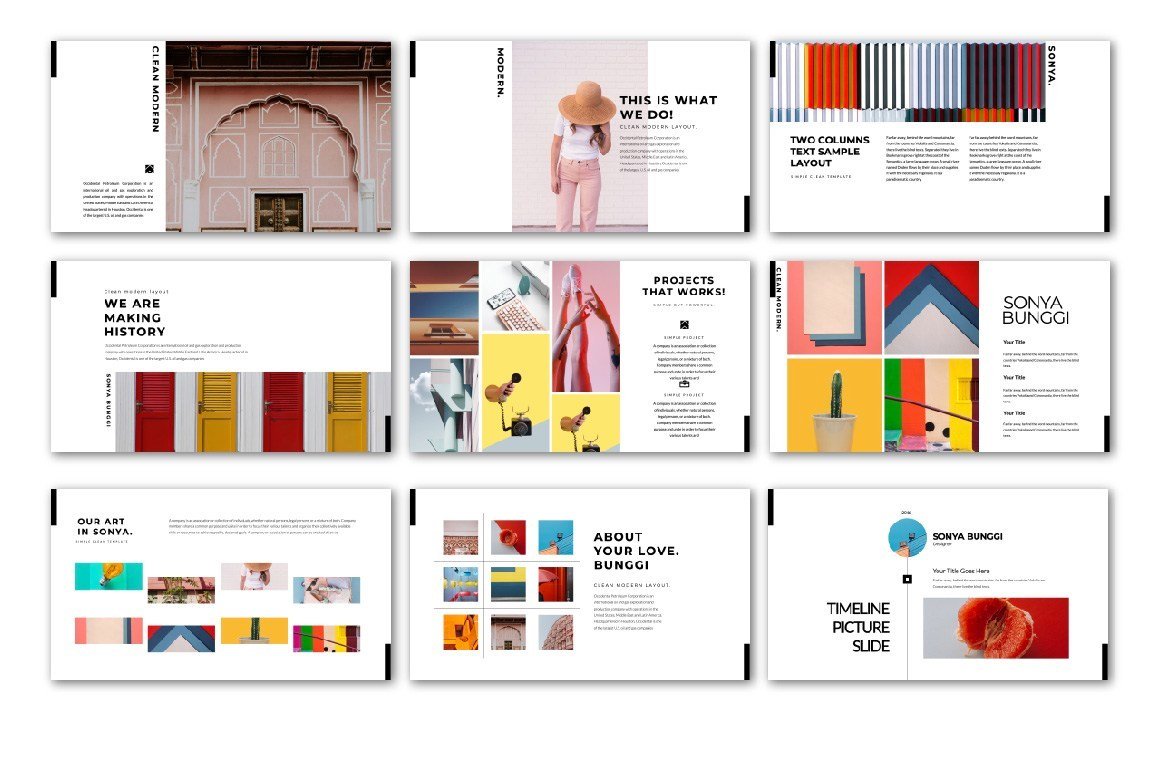 Sonya Bunggi Presentation Template