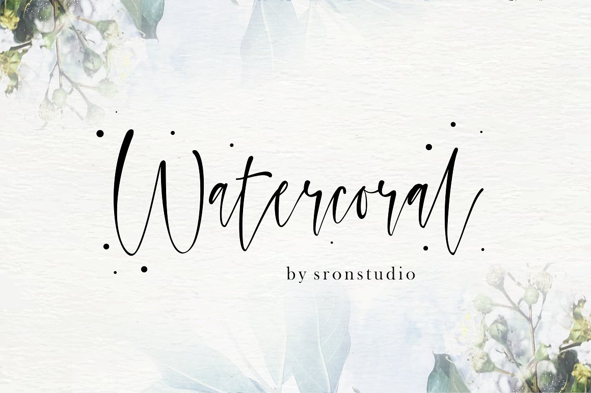Watercoral Script Free Demo
