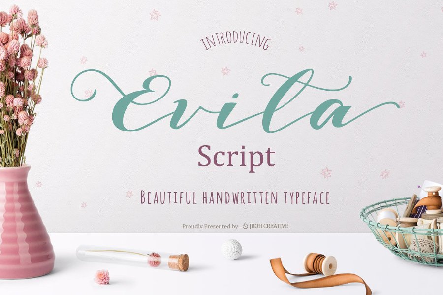 Evita Script Font Free Demo