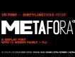 Metafora Sans Font Demo