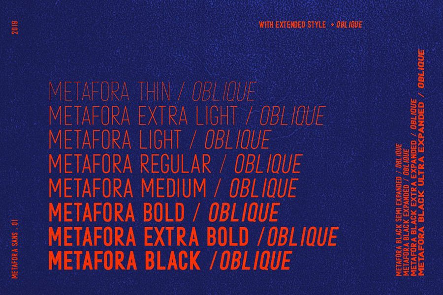 Metafora Sans Font Demo