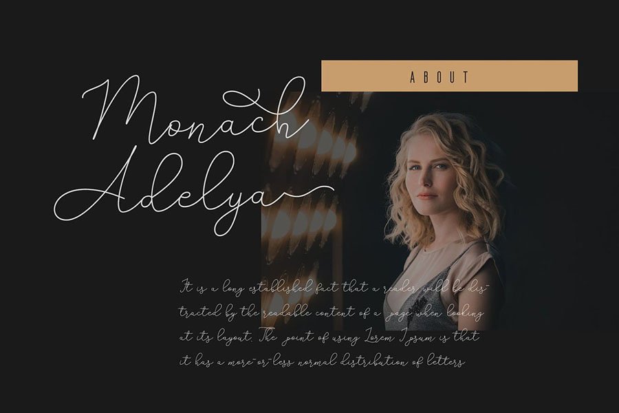 Adelya Handlettering Script