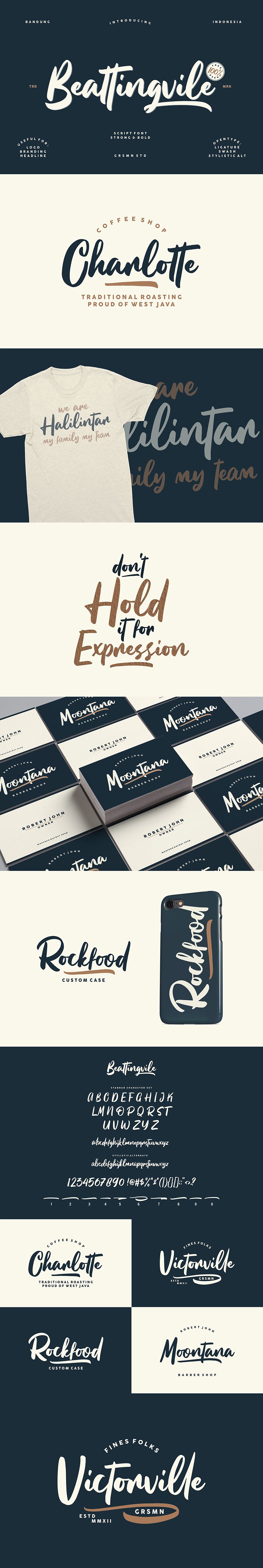Beattingville Script Free Font