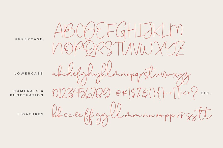 Melatti Handlettering Script