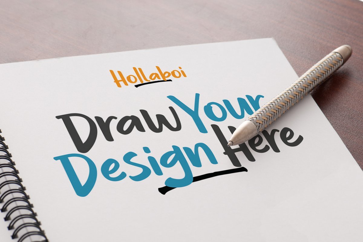 Hollaboy Display Font Demo