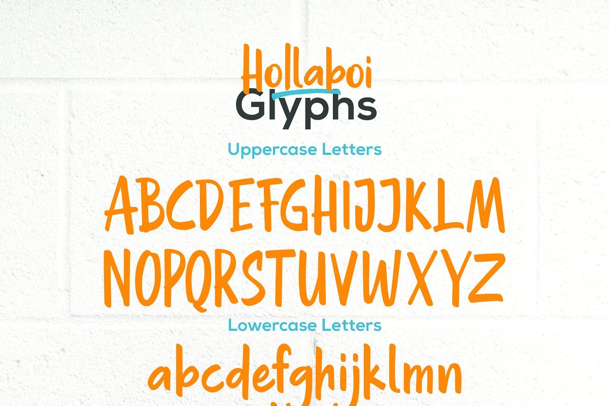 Hollaboy Display Font Demo