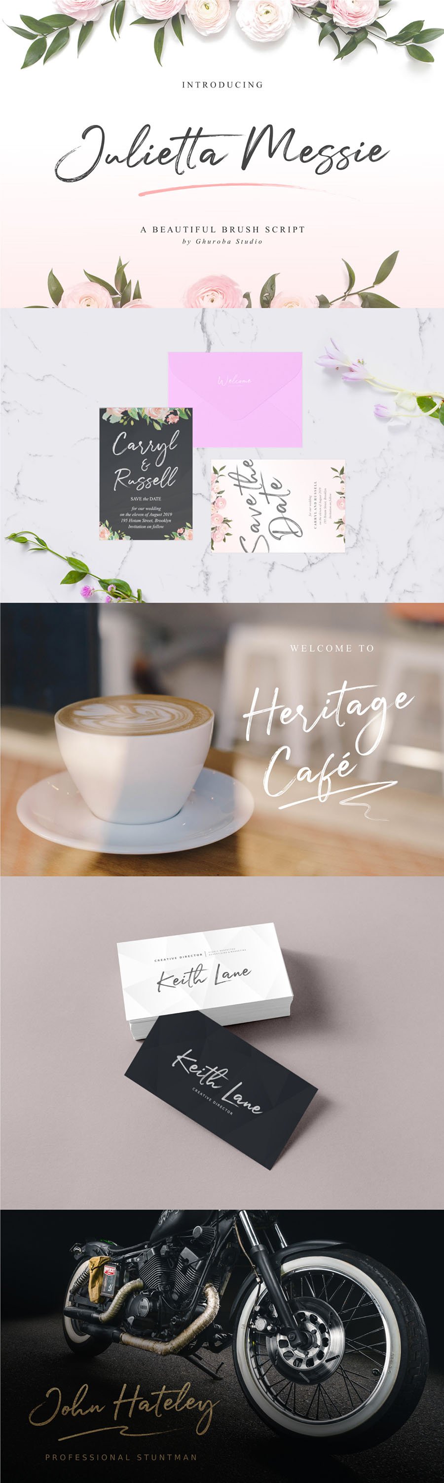 Julietta Messie Script Font