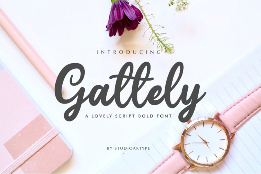 Gattely Lovely Script Font