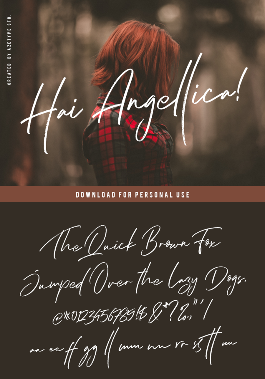 Hai Angellica Script Font