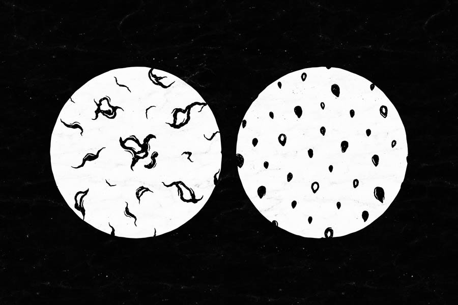 10 HandDrawn Abstract Patterns