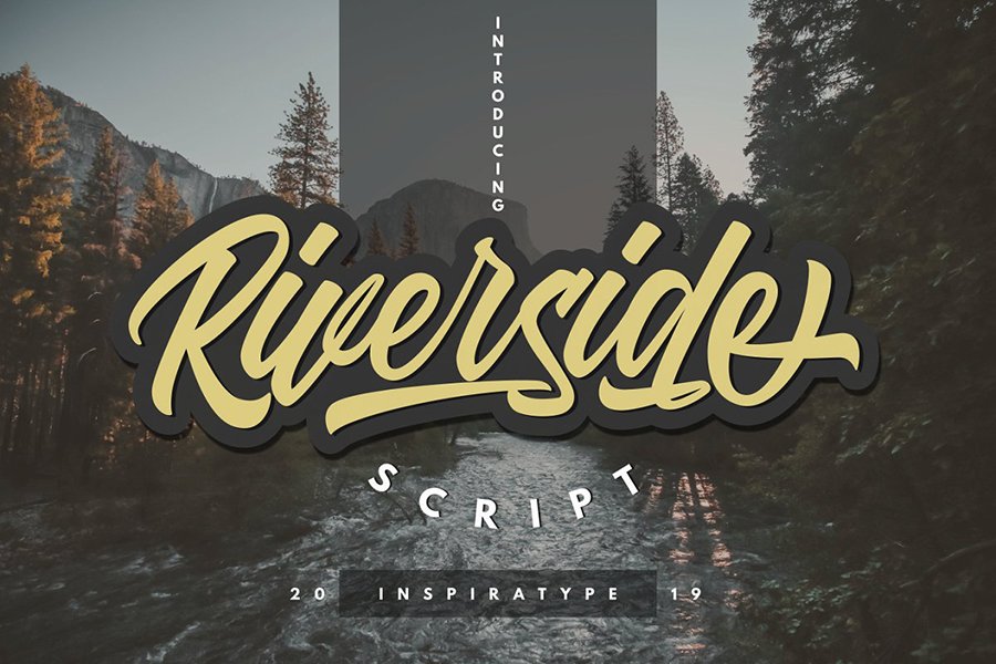 Riverside Script Font Demo