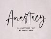Anastacy Script Font Demo