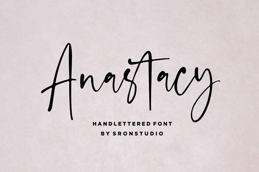 Anastacy Script Font Demo