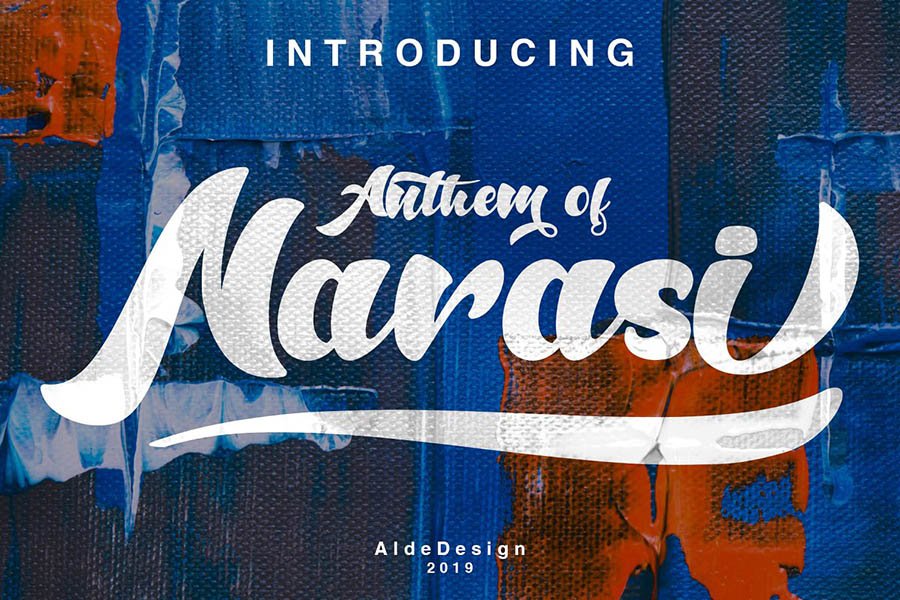 Anthem of Narasi Font Demo