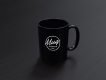 Black Coffee Mug Mockup